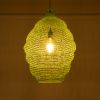GLOBOSTAR® KENTUCKY 01900 Vintage Κρεμαστό Φωτιστικό Οροφής με Ντουί 1 x E27 AC 220-240V IP20 - Τιρκουάζ - Μ40 x Π40 x Y60cm