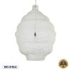 GLOBOSTAR® KENTUCKY 01901 Vintage Κρεμαστό Φωτιστικό Οροφής με Ντουί 1 x E27 AC 220-240V IP20 - Λευκό - Μ80 x Π80 x Y110cm