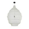 GLOBOSTAR® KENTUCKY 01901 Vintage Κρεμαστό Φωτιστικό Οροφής με Ντουί 1 x E27 AC 220-240V IP20 - Λευκό - Μ80 x Π80 x Y110cm