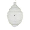 GLOBOSTAR® KENTUCKY 01901 Vintage Κρεμαστό Φωτιστικό Οροφής με Ντουί 1 x E27 AC 220-240V IP20 - Λευκό - Μ80 x Π80 x Y110cm
