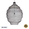 GLOBOSTAR® KENTUCKY 01902 Vintage Κρεμαστό Φωτιστικό Οροφής με Ντουί 1 x E27 AC 220-240V IP20 - Καφέ - Μ80 x Π80 x Y110cm