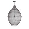 GLOBOSTAR® KENTUCKY 01902 Vintage Κρεμαστό Φωτιστικό Οροφής με Ντουί 1 x E27 AC 220-240V IP20 - Καφέ - Μ80 x Π80 x Y110cm
