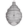 GLOBOSTAR® KENTUCKY 01902 Vintage Κρεμαστό Φωτιστικό Οροφής με Ντουί 1 x E27 AC 220-240V IP20 - Καφέ - Μ80 x Π80 x Y110cm