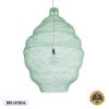 GLOBOSTAR® KENTUCKY 01903 Vintage Κρεμαστό Φωτιστικό Οροφής με Ντουί 1 x E27 AC 220-240V IP20 - Τιρκουάζ - Μ80 x Π80 x Y110cm