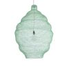 GLOBOSTAR® KENTUCKY 01903 Vintage Κρεμαστό Φωτιστικό Οροφής με Ντουί 1 x E27 AC 220-240V IP20 - Τιρκουάζ - Μ80 x Π80 x Y110cm
