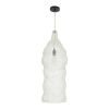 GLOBOSTAR® KENTUCKY 01904 Vintage Κρεμαστό Φωτιστικό Οροφής με Ντουί 1 x E27 AC 220-240V IP20 - Λευκό - Μ30 x Π30 x Y80cm