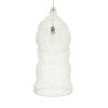 GLOBOSTAR® KENTUCKY 01904 Vintage Κρεμαστό Φωτιστικό Οροφής με Ντουί 1 x E27 AC 220-240V IP20 - Λευκό - Μ30 x Π30 x Y80cm