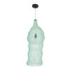 GLOBOSTAR® KENTUCKY 01906 Vintage Κρεμαστό Φωτιστικό Οροφής με Ντουί 1 x E27 AC 220-240V IP20 - Τιρκουάζ - Μ30 x Π30 x Y80cm