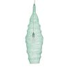 GLOBOSTAR® KENTUCKY 01909 Vintage Κρεμαστό Φωτιστικό Οροφής με Ντουί 1 x E27 AC 220-240V IP20 - Τιρκουάζ - Μ30 x Π30 x Y105cm