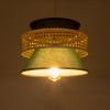 GLOBOSTAR® SAIGE 01915 Boho Κρεμαστό Φωτιστικό Οροφής με Ντουί 1 x E27 AC 220-240V IP20 - Πολύχρωμο - Μ30 x Π30 x Υ22cm