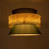 GLOBOSTAR® SAIGE 01916 Boho Κρεμαστό Φωτιστικό Οροφής με Ντουί 1 x E27 AC 220-240V IP20 - Πολύχρωμο - Μ50 x Π50 x Υ36cm
