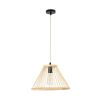 GLOBOSTAR® TYGEE 01930 Boho Κρεμαστό Φωτιστικό Οροφής με Ντουί 1 x E27 AC 220-240V IP20 - Μπεζ - Μ35 x Π35 x Υ22cm