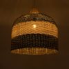 GLOBOSTAR® BARBADOS 01945 Boho Κρεμαστό Φωτιστικό Οροφής με Ντουί 1 x E27 AC 220-240V IP20 - Μπεζ & Λαδί - Μ60 x Π60 x Υ60cm