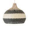 GLOBOSTAR® BARBADOS 01947 Boho Κρεμαστό Φωτιστικό Οροφής με Ντουί 1 x E27 AC 220-240V IP20 - Μπεζ & Λαδί - Μ60 x Π60 x Υ60cm