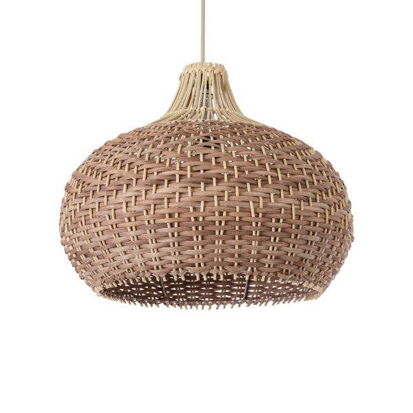 GLOBOSTAR® PANAMA 01952 Boho Κρεμαστό Φωτιστικό Οροφής με Ντουί 1 x E27 AC 220-240V IP20 - Μπεζ - Μ40 x Π40 x Υ34cm