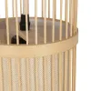 GLOBOSTAR® TULUM 01978 Boho Φωτιστικό Τοίχου - Απλίκα με Ντουί 1 x E27 AC 220-240V IP20 - Μπεζ - Μ16 x Π26.5 x Υ47cm