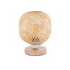 GLOBOSTAR® KERRY 01981 Boho Επιτραπέζιο Φωτιστικό Πορτατίφ με Ντουί 1 x E27 AC 220-240V IP20 - Μπεζ - Μ18 x Π18 x Υ25cm