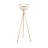 GLOBOSTAR® POPPY 01986 Boho Επιδαπέδιο Φωτιστικό με Ντουί 1 x E27 AC 220-240V IP20 - Μπεζ - Μ58 x Π58 x Υ141cm