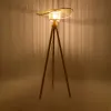 GLOBOSTAR® POPPY 01987 Boho Επιδαπέδιο Φωτιστικό με Ντουί 1 x E27 AC 220-240V IP20 - Μπεζ - Μ58 x Π58 x Υ138cm