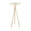 GLOBOSTAR® POPPY 01987 Boho Επιδαπέδιο Φωτιστικό με Ντουί 1 x E27 AC 220-240V IP20 - Μπεζ - Μ58 x Π58 x Υ138cm