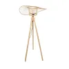 GLOBOSTAR® POPPY 01987 Boho Επιδαπέδιο Φωτιστικό με Ντουί 1 x E27 AC 220-240V IP20 - Μπεζ - Μ58 x Π58 x Υ138cm