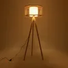 GLOBOSTAR® POPPY 01988 Boho Επιδαπέδιο Φωτιστικό με Ντουί 1 x E27 AC 220-240V IP20 - Μπεζ - Μ58 x Π58 x Υ145cm