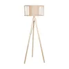 GLOBOSTAR® POPPY 01988 Boho Επιδαπέδιο Φωτιστικό με Ντουί 1 x E27 AC 220-240V IP20 - Μπεζ - Μ58 x Π58 x Υ145cm