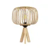 GLOBOSTAR® CHORD 01990 Boho Επιτραπέζιο Φωτιστικό Πορτατίφ με Ντουί 1 x E27 AC 220-240V IP20 - Μπεζ - Μ31 x Π31 x Υ43cm