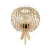 GLOBOSTAR® CHORD 01990 Boho Επιτραπέζιο Φωτιστικό Πορτατίφ με Ντουί 1 x E27 AC 220-240V IP20 - Μπεζ - Μ31 x Π31 x Υ43cm