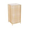 GLOBOSTAR® JUNIE 01997 Boho Επιτραπέζιο Φωτιστικό Πορτατίφ με Ντουί 1 x E27 AC 220-240V IP20 - Μπεζ - Μ20 x Π20 x Υ40cm