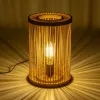 GLOBOSTAR® NOMAD 02000 Boho Επιτραπέζιο Φωτιστικό Πορτατίφ με Ντουί 1 x E27 AC 220-240V IP20 - Μπεζ - Μ20 x Π20 x Υ30cm