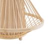 GLOBOSTAR® CATHY 02006 Boho Επιτραπέζιο Φωτιστικό Πορτατίφ με Ντουί 1 x E27 AC 220-240V IP20 - Μπεζ - Μ30 x Π30 x Υ22cm