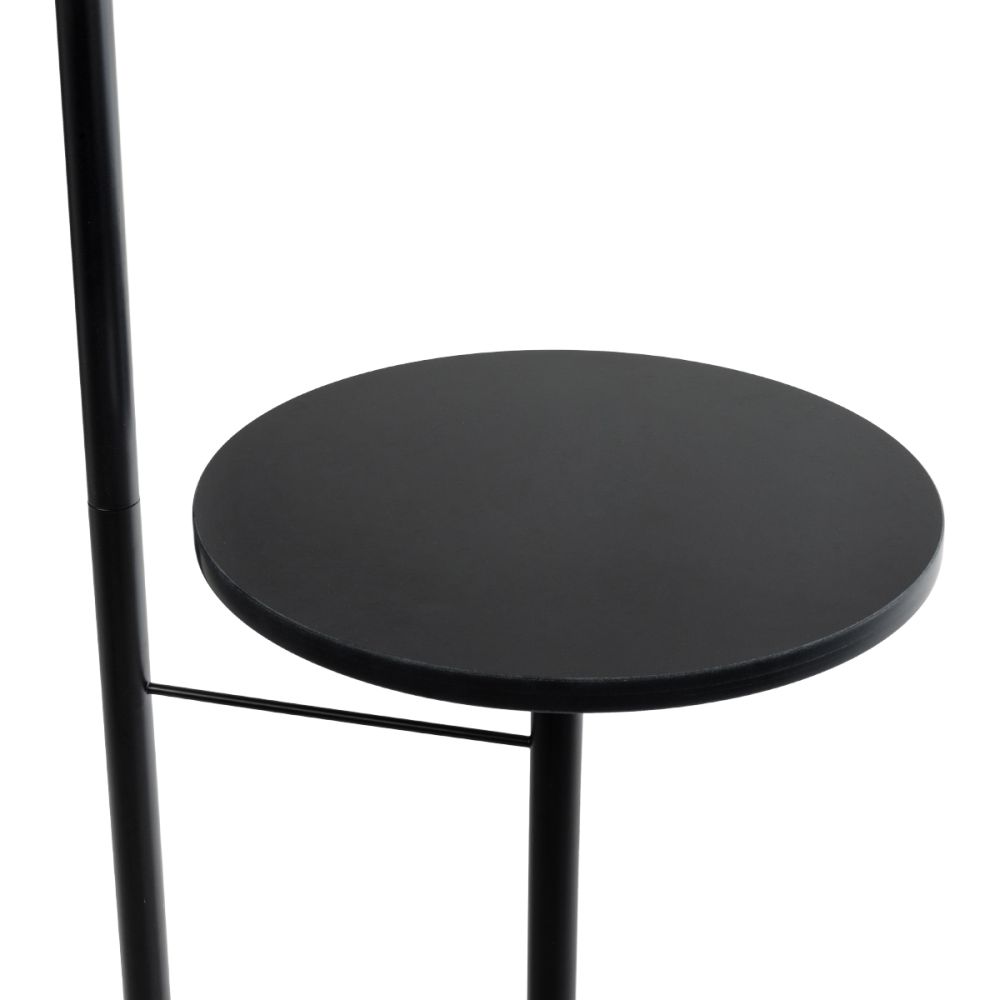 GLOBOSTAR® CORDELIA 02024 Μοντέρνο Επιδαπέδιο Φωτιστικό με Ντουί 1 x E27 AC 220-240V IP20 - Μαύρο & Χρυσό - Μ30 x Π38 x Υ180cm