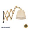 GLOBOSTAR® TALISHA 02028 Μοντέρνο Φωτιστικό Τοίχου - Απλίκα με Ντουί 1 x E27 AC 220-240V IP20 - Μπεζ - Μ100 x Π15 x Υ36cm