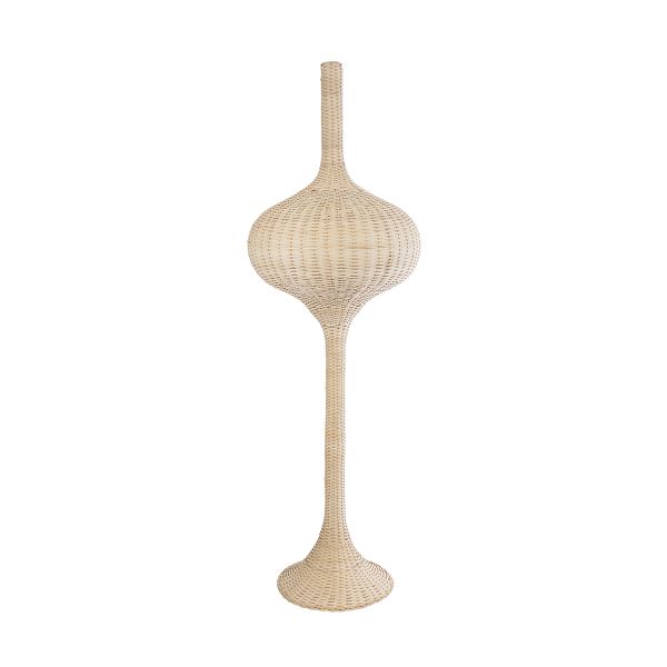 GloboStar® ALADDIN 02052 Boho Επιδαπέδιο Φωτιστικό Μονόφωτο 1 x E27 IP20 Μπεζ Ξύλο - Μ60 x Π60 x Υ180cm GloboStar® ALADDIN 02052 Boho Επιδαπέδιο Φωτιστικό Μονόφωτο 1 x E27 IP20 Μπεζ Ξύλο - Μ60 x Π60 x Υ180cm