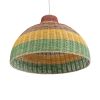 GLOBOSTAR® CABALLEROS 02054 Boho Κρεμαστό Φωτιστικό Οροφής με Ντουί 1 x E27 AC 220-240V IP20 - Πολύχρωμο - Μ70 x Π70 x Υ48cm