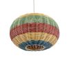 GLOBOSTAR® CABALLEROS 02055 Boho Κρεμαστό Φωτιστικό Οροφής με Ντουί 1 x E27 AC 220-240V IP20 - Πολύχρωμο - Μ40 x Π40 x Υ25cm