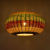GLOBOSTAR® CABALLEROS 02056 Boho Κρεμαστό Φωτιστικό Οροφής με Ντουί 1 x E27 AC 220-240V IP20 - Πολύχρωμο - Μ70 x Π70 x Υ36cm