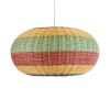 GLOBOSTAR® CABALLEROS 02056 Boho Κρεμαστό Φωτιστικό Οροφής με Ντουί 1 x E27 AC 220-240V IP20 - Πολύχρωμο - Μ70 x Π70 x Υ36cm