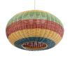 GLOBOSTAR® CABALLEROS 02056 Boho Κρεμαστό Φωτιστικό Οροφής με Ντουί 1 x E27 AC 220-240V IP20 - Πολύχρωμο - Μ70 x Π70 x Υ36cm