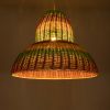 GLOBOSTAR® CABALLEROS 02058 Boho Κρεμαστό Φωτιστικό Οροφής με Ντουί 1 x E27 AC 220-240V IP20 - Πολύχρωμο - Μ70 x Π70 x Υ60cm