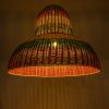 GLOBOSTAR® CABALLEROS 02059 Boho Κρεμαστό Φωτιστικό Οροφής με Ντουί 1 x E27 AC 220-240V IP20 - Πολύχρωμο - Μ100 x Π100 x Υ80cm