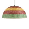 GLOBOSTAR® CABALLEROS 02061 Boho Κρεμαστό Φωτιστικό Οροφής με Ντουί 1 x E27 AC 220-240V IP20 - Πολύχρωμο - Μ70 x Π70 x Υ34cm