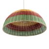 GLOBOSTAR® CABALLEROS 02061 Boho Κρεμαστό Φωτιστικό Οροφής με Ντουί 1 x E27 AC 220-240V IP20 - Πολύχρωμο - Μ70 x Π70 x Υ34cm