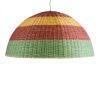 GLOBOSTAR® CABALLEROS 02062 Boho Κρεμαστό Φωτιστικό Οροφής με Ντουί 1 x E27 AC 220-240V IP20 - Πολύχρωμο - Μ100 x Π100 x Υ53cm