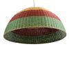 GLOBOSTAR® CABALLEROS 02062 Boho Κρεμαστό Φωτιστικό Οροφής με Ντουί 1 x E27 AC 220-240V IP20 - Πολύχρωμο - Μ100 x Π100 x Υ53cm