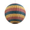 GLOBOSTAR® CABALLEROS 02063 Boho Κρεμαστό Φωτιστικό Οροφής με Ντουί 1 x E27 AC 220-240V IP20 - Πολύχρωμο - Μ70 x Π70 x Υ70cm
