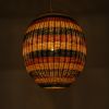 GLOBOSTAR® CABALLEROS 02066 Boho Κρεμαστό Φωτιστικό Οροφής με Ντουί 1 x E27 AC 220-240V IP20 - Πολύχρωμο - Μ70 x Π70 x Υ80cm