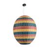 GLOBOSTAR® CABALLEROS 02066 Boho Κρεμαστό Φωτιστικό Οροφής με Ντουί 1 x E27 AC 220-240V IP20 - Πολύχρωμο - Μ70 x Π70 x Υ80cm