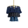 GLOBOSTAR® MISSOULA 02085 Boho Κρεμαστό Φωτιστικό Οροφής με Ντουί 1 x E27 AC 220-240V IP20 - Πολύχρωμο - Μ30 x Π30 x Υ40cm
